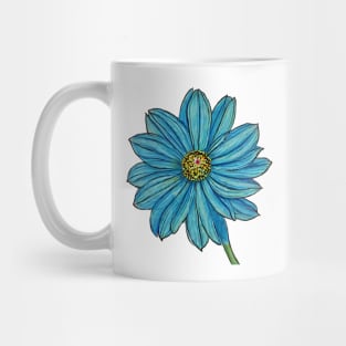 Beautiful Flower Drawing Mug